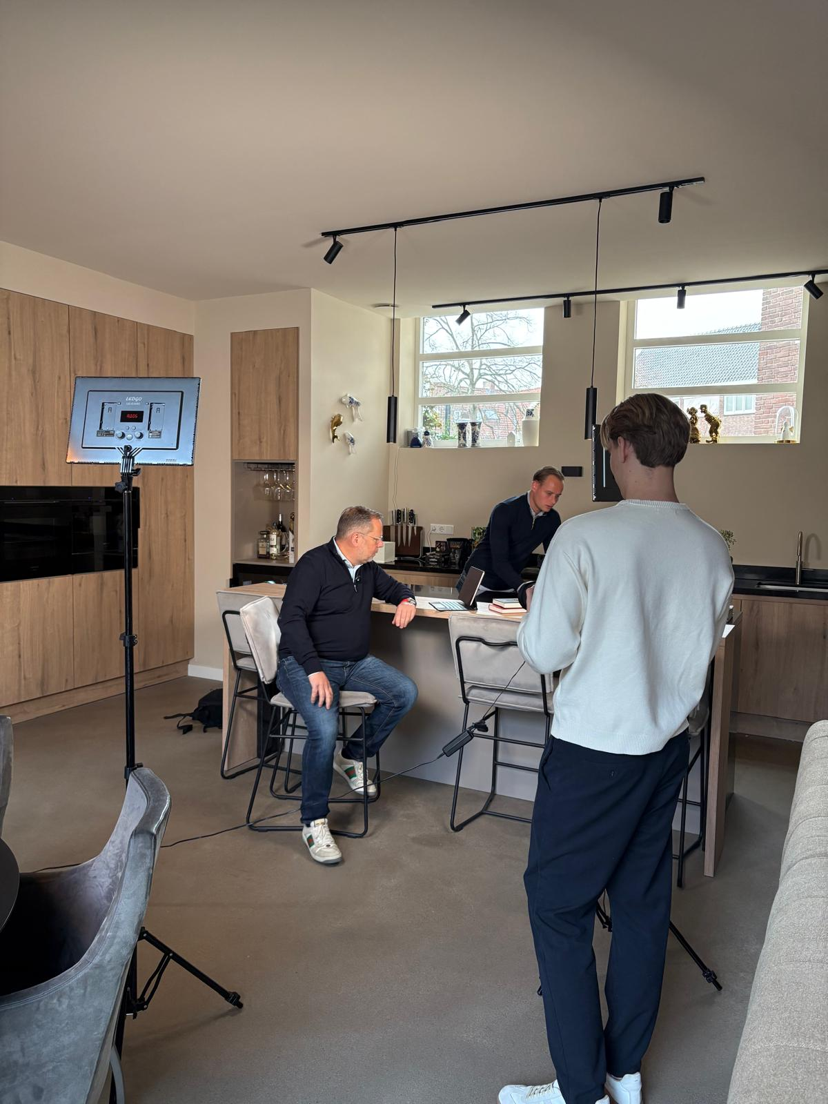 Behind the scenes - Teamwerk tijdens de shoot